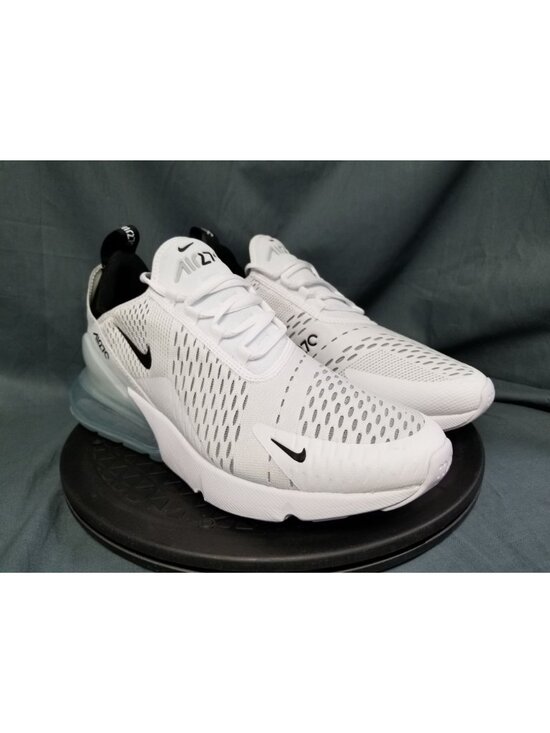 Nike Air Max 270 White/Black AH8050 100 Mens Size 9.5 NEW NO BOX!